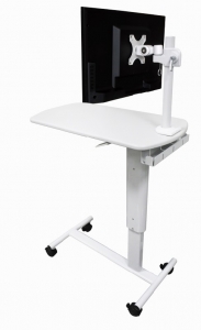 Mobile Cart With Monitor Arm