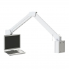 Hospital Wall Mounting LCD Arm with Keyboard Tray
