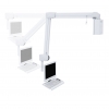Hospital Wall Mounting LCD Arm with Keyboard Tray