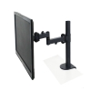 Heavy LCD Monitor Arm with C-clamp Desk Mount and Cable Management