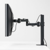 Heavy LCD Monitor Arm with C-clamp Desk Mount and Cable Management