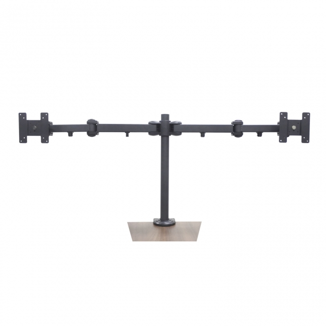 Extension Dual LCD Arm with C-clamp Desk Mount
