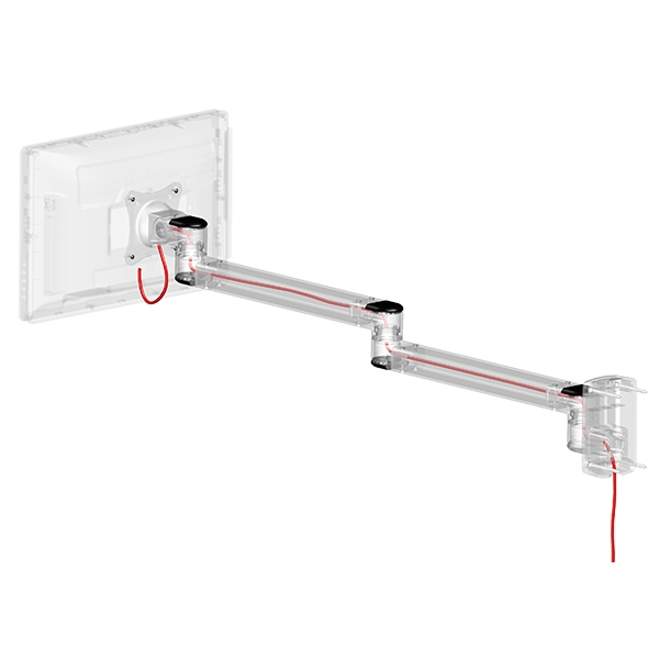Long LCD Wall Arm (Cable Management)
