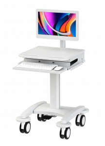 Medical Single Monitor Cart