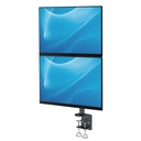 Vertical Dual LCD Monitor Stand (C-Clamp)
