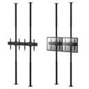 Ceiling -to - floor TV mount(Side by Side)