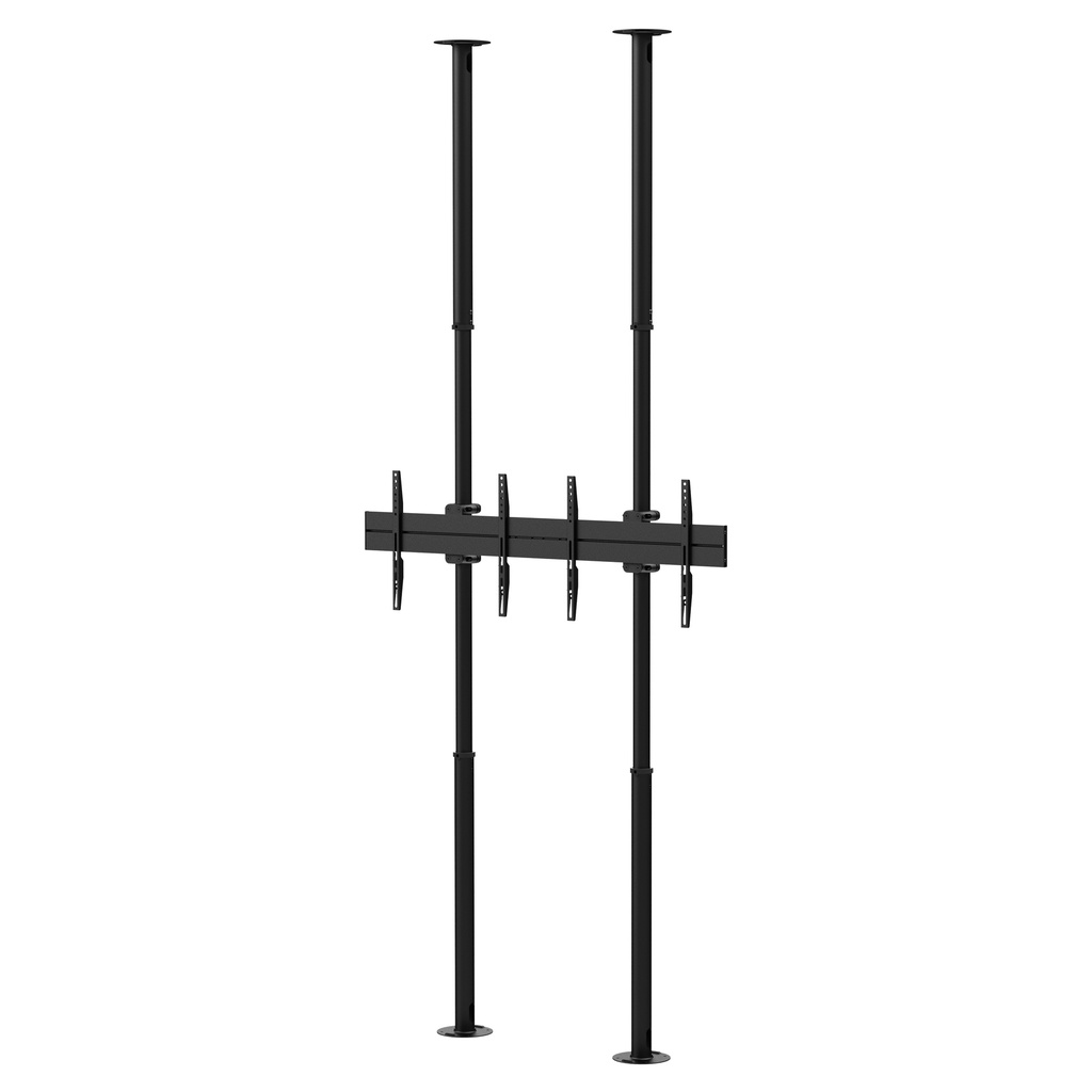Ceiling -to - floor TV mount(Side by Side)