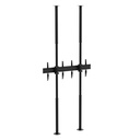 Ceiling -to - floor TV mount(Side by Side)