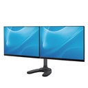Curved Dual LCD Monitor Stand (Free Standing)