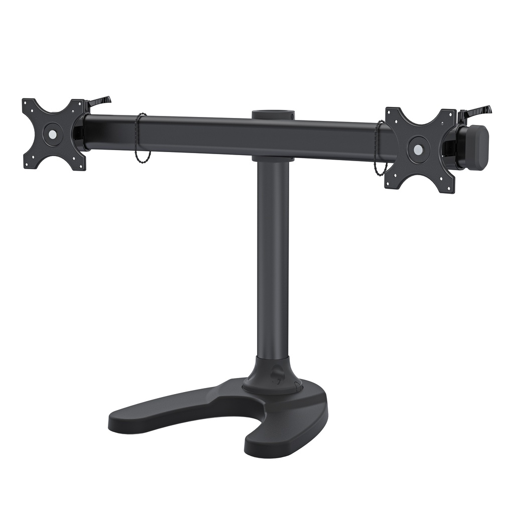 Curved Dual LCD Monitor Stand (Free Standing)