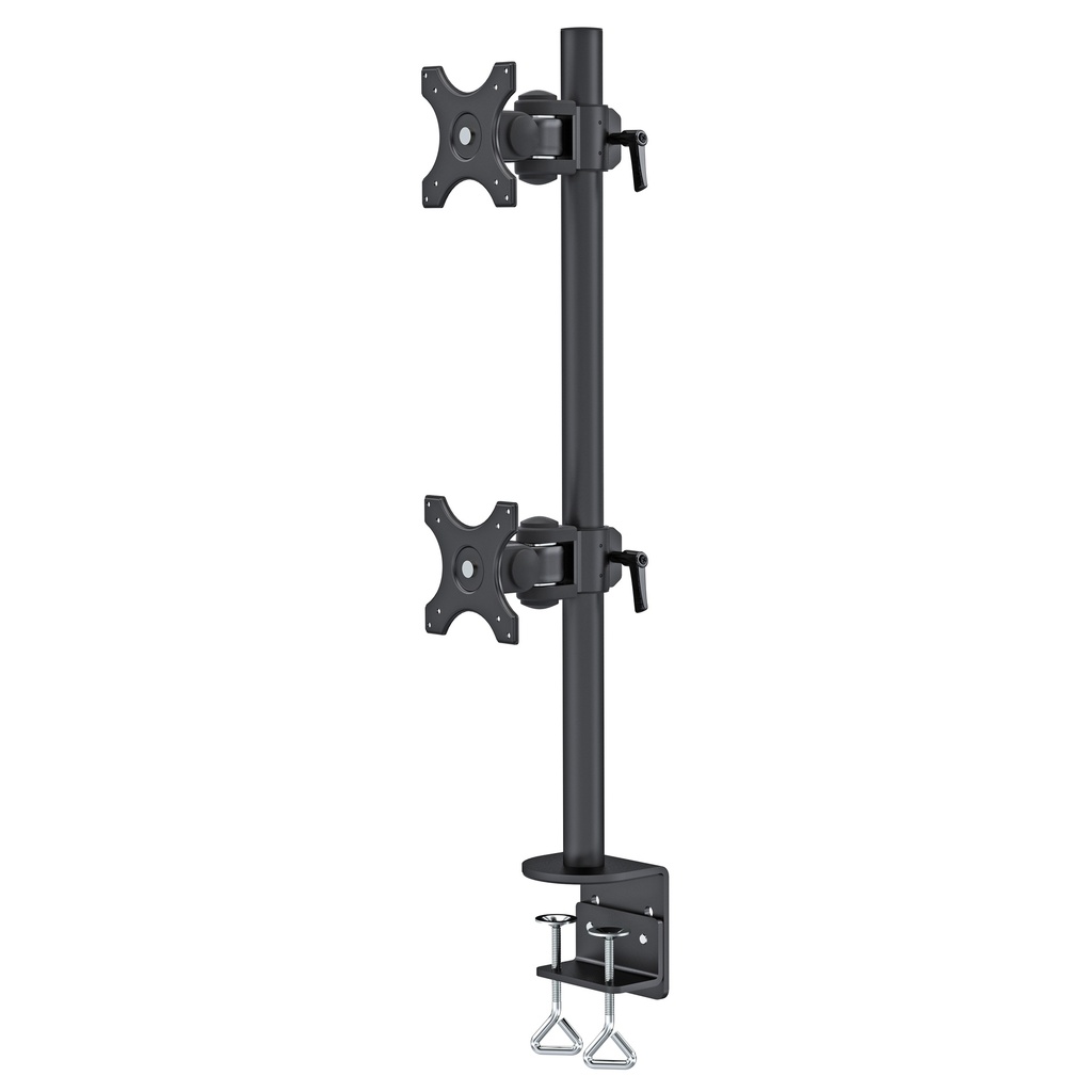 Vertical Dual LCD Monitor Stand (C-Clamp)