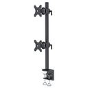 Vertical Dual LCD Monitor Stand (C-Clamp)