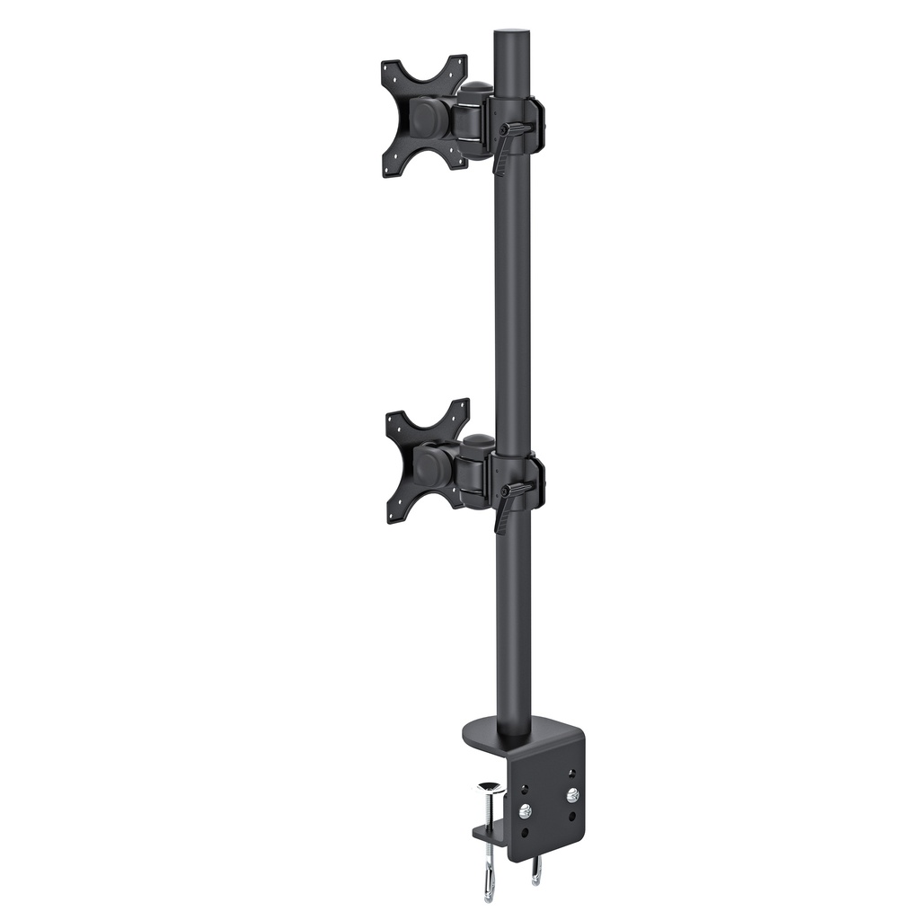 Vertical Dual LCD Monitor Stand (C-Clamp)