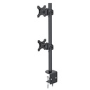 Vertical Dual LCD Monitor Stand (C-Clamp)