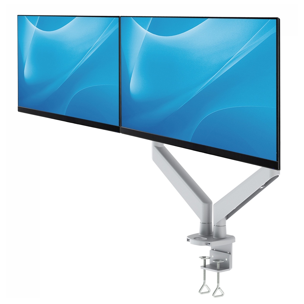 Gas Spring Dual LCD Arm (C-Clamp)