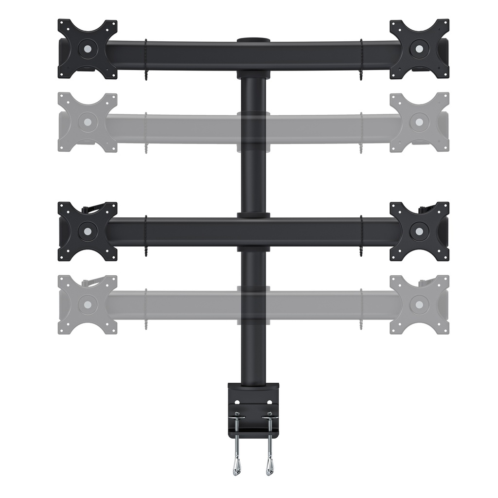 Curved Quad LCD Monitor Arm