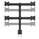 Curved Quad LCD Monitor Arm
