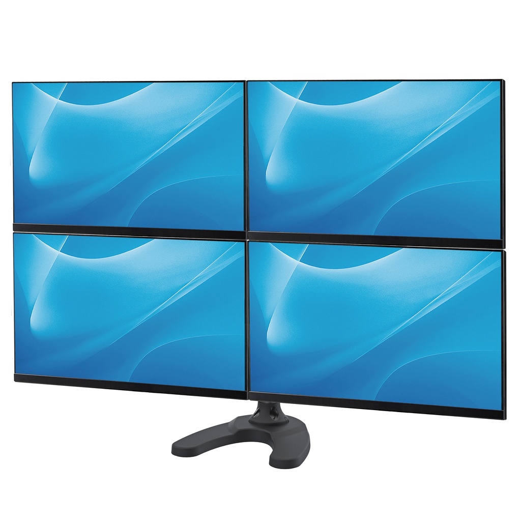Curved Quad LCD Monitor Stand