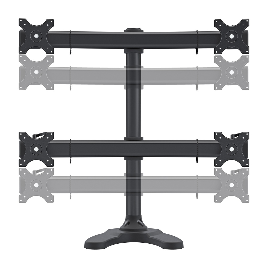 Curved Quad LCD Monitor Stand