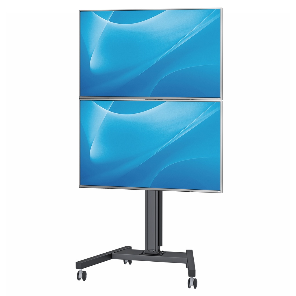 デュアルプラズマTV/LCDカート