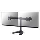 Curved Dual LCD Monitor Stand (Free Standing)