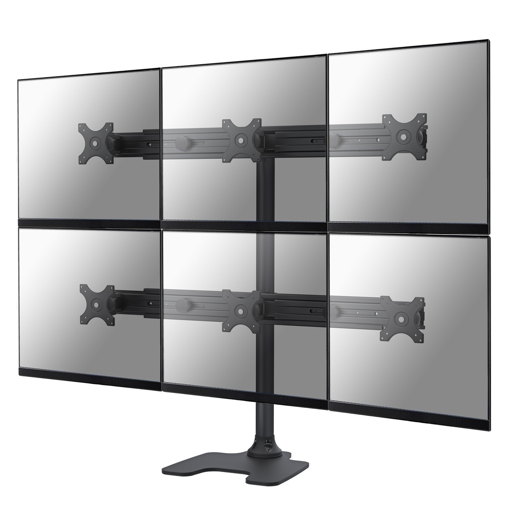 Six-Screen LCD Monitor Stand