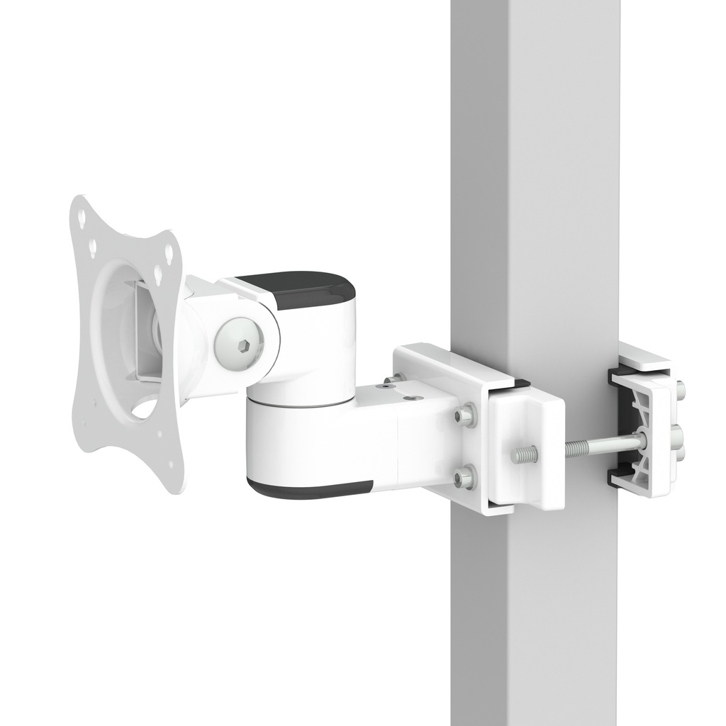 LCDテレビ用スクエアチューブマウント（2"-3"、ケーブル管理付き）