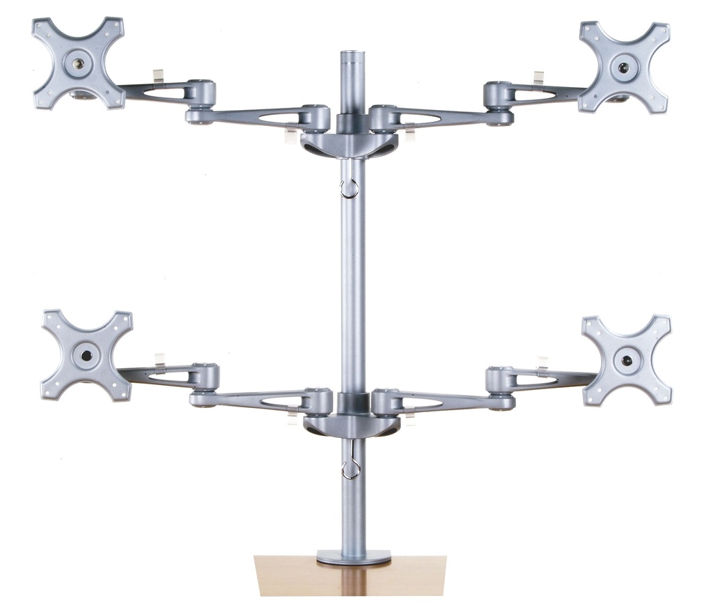 クアッドLCDモニターアーム